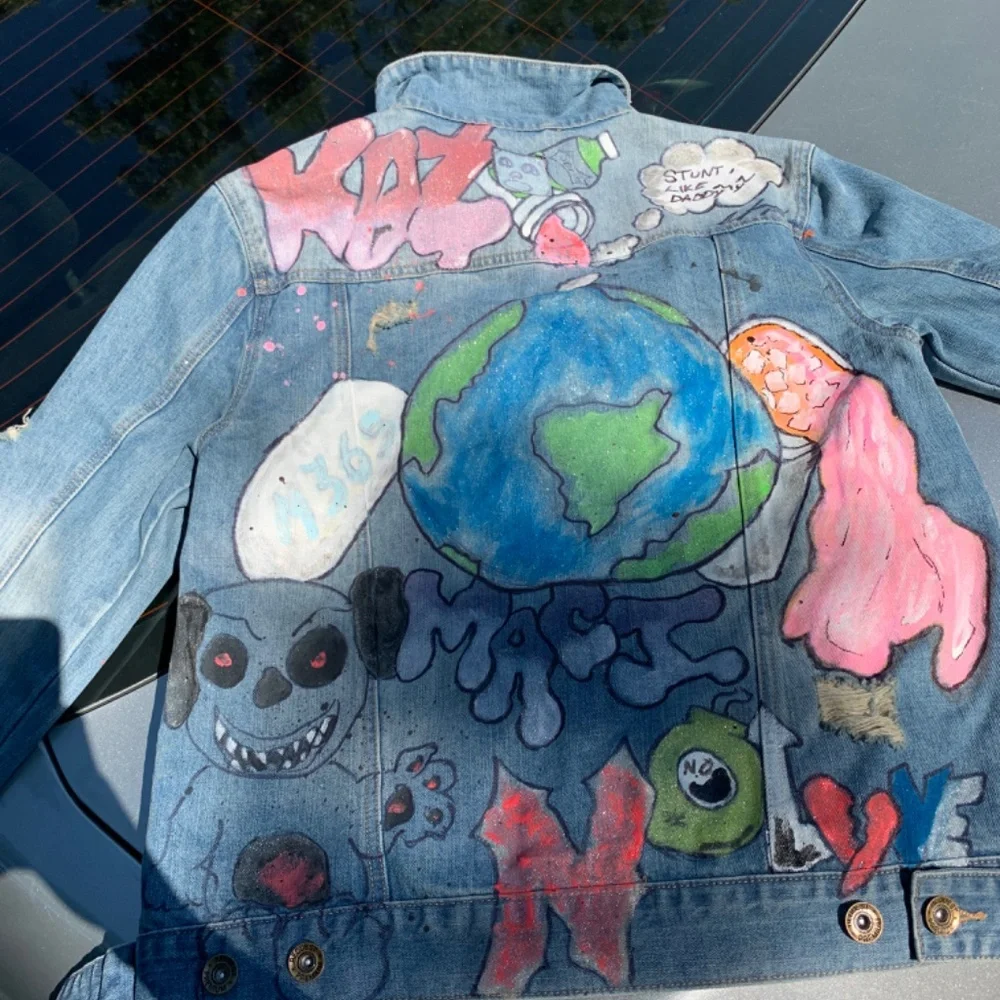 HandCrafted Jean Jacket - Picture 6 of 7